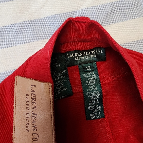 Red jeans by Ralph Lauren - Picture 2 of 2